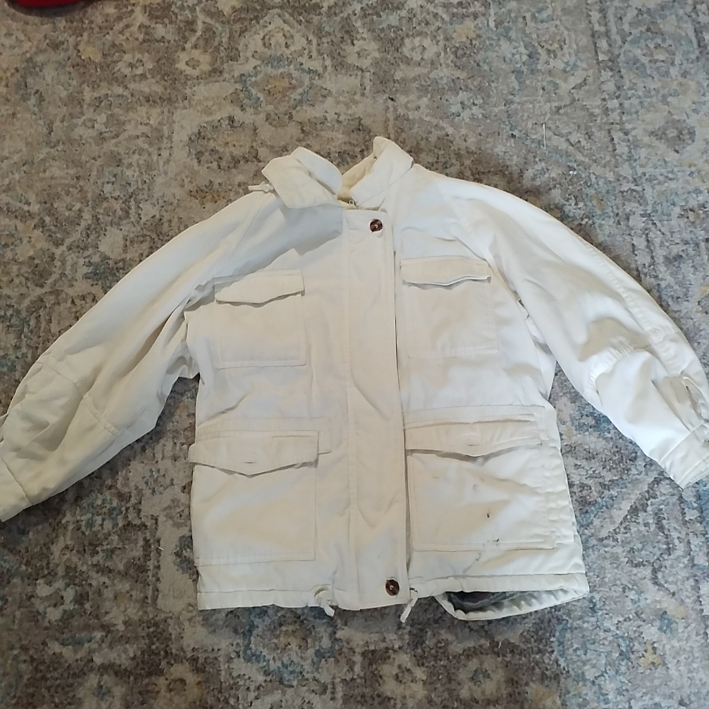 Women's White Puffer Jacket